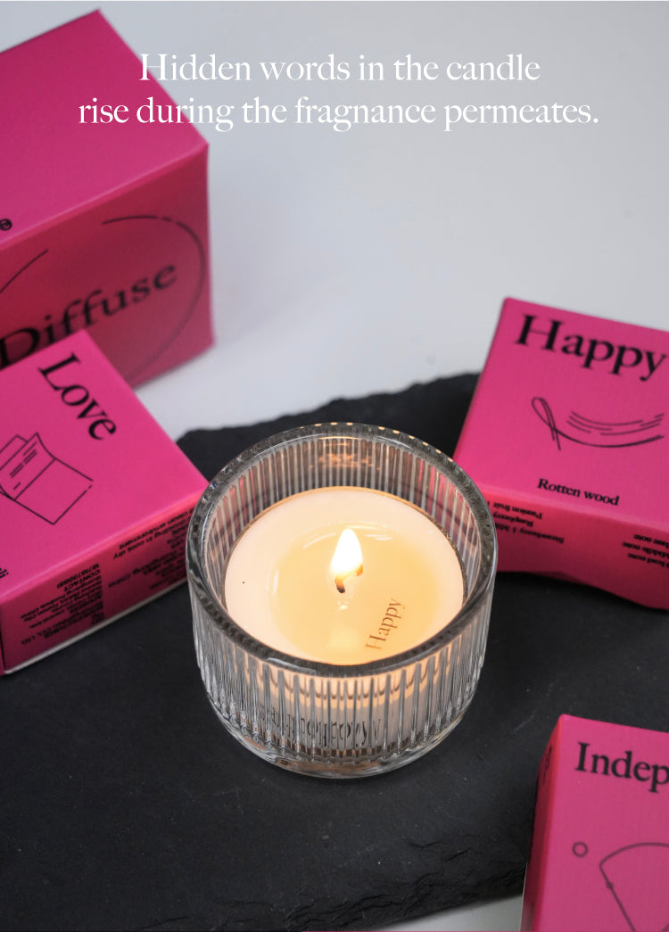 "Ririlove Selection" 8PCS Joyful Green Aromatherapy Candle